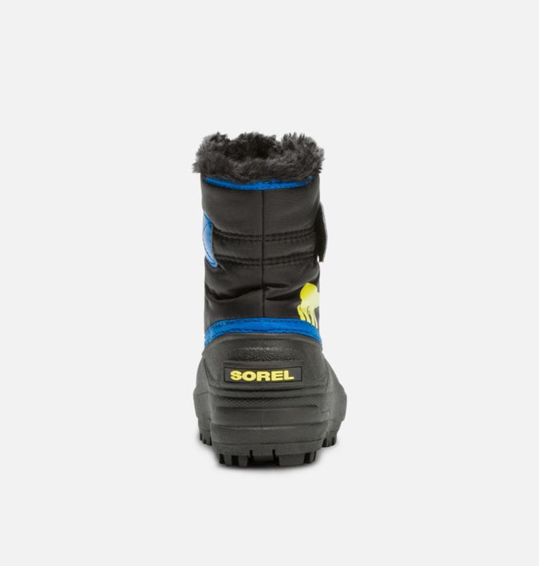 Sorel Barn Vinterkängor Svarta/Blå - Toddler Commander™ - RME-239815